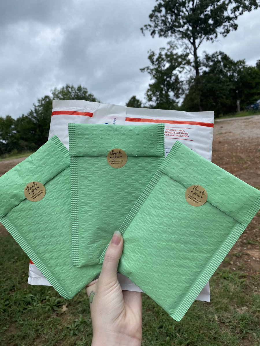 First orders sent out from the new place.