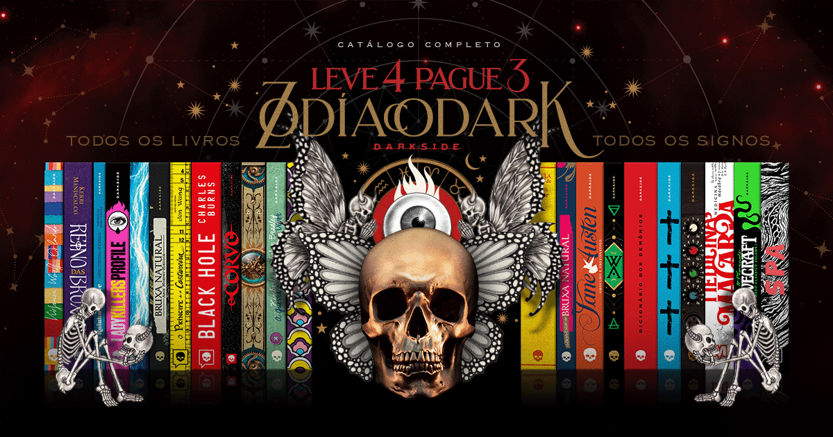 DarkSideBooks's tweet photo. PROMO ZODÍACO DARK 💫 Chegou a hora do realinhamento estelar que você tanto esperou.

✨ LEVE 4, PAGUE 3 EM TODO O SITE
✨ + 4 LANÇAMENTOS
✨ + 20% OFF NAS PRÉ-VENDAS
✨ + 5% OFF NO PIX À VISTA
✨ + FRETE GRÁTIS* https://t.co/46I4QZYLO4