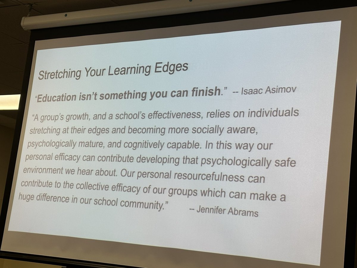 MissGroskin's tweet photo. The @NREL_Bengals worked on stretching their learning edges this morning. They shared their preferences with their teammates after reflecting on the knowing yourself questions from @jenniferabrams https://t.co/WreJVEa4iE