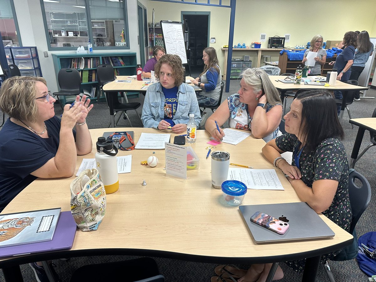 MissGroskin's tweet photo. The @NREL_Bengals worked on stretching their learning edges this morning. They shared their preferences with their teammates after reflecting on the knowing yourself questions from @jenniferabrams https://t.co/WreJVEa4iE