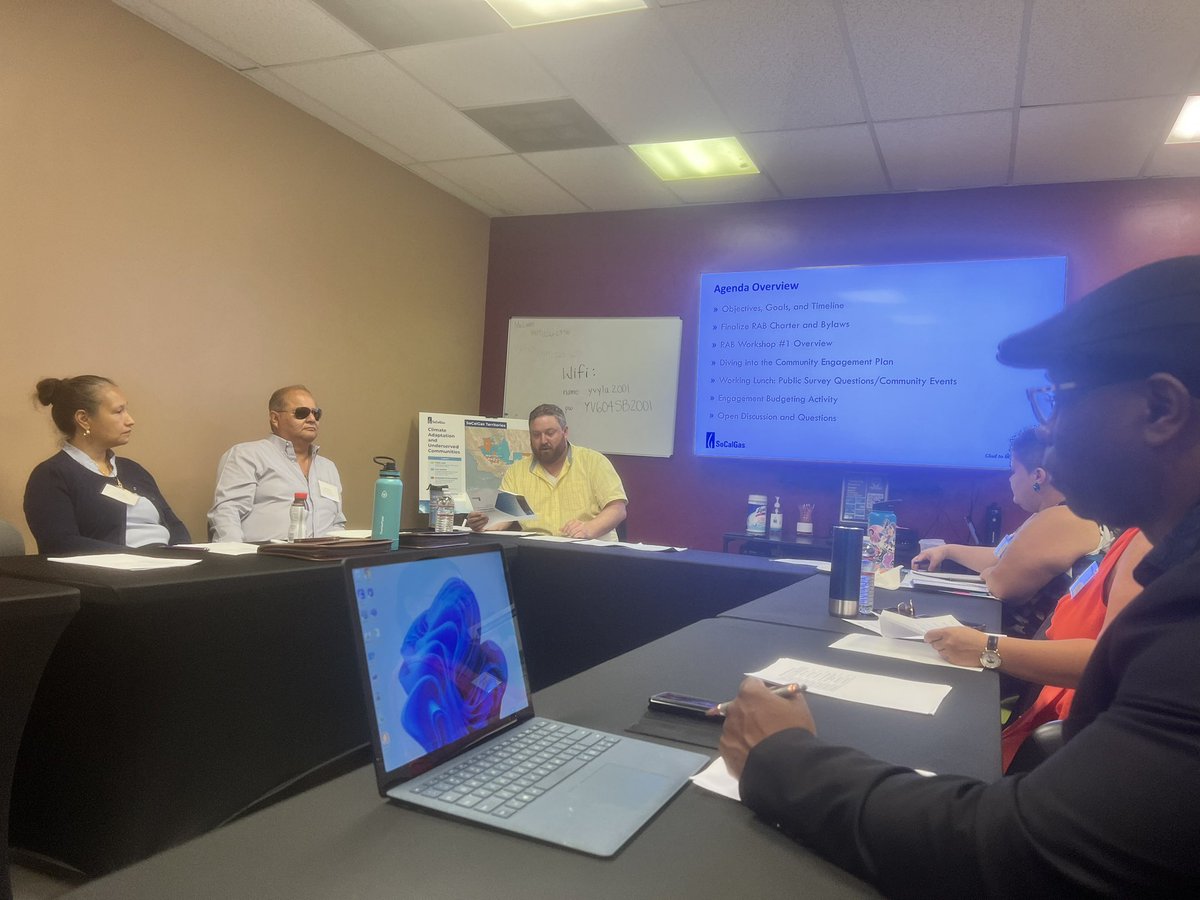 Taking part in the second <a href="/socalgas/">SoCalGas</a> Regional Advisory Board Workshop in the City of San Bernardino. Thank you <a href="/TerranceStone/">Young Visionaries</a> for hosting us. Appreciate your continued partnership and support.
