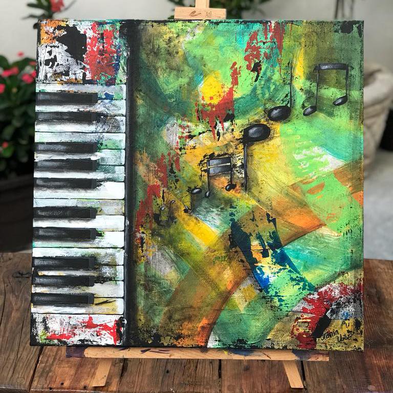 TaniaUribeMX's tweet photo. ¡Pieza terminada!
Se titula “Sonidos en el abismo”, mide 50x50 cm y está pintada al acrílico.
Está disponible para entregar inmediata.
Si te interesa esta pintura, envíame un mensaje.

#Teclado | #Teclas | #Pintura | #Cuadro | #Figurativo | #Música | #Art | #NuevoLeón https://t.co/bG8REVzGjY