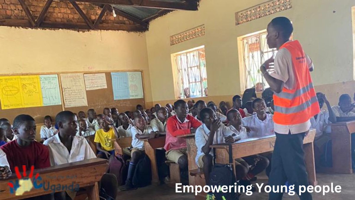 touch_uganda's tweet photo. "Today afternoon we Empowered boys to combat peer pressure's negative influence! 🌟 Addressing its connection to gender-based violence and school dropouts in a proactive school session. Let's create a supportive environment for our future leaders! 💪📚 #YouthEmpowerment #EndGBV https://t.co/ddI3D84I1b