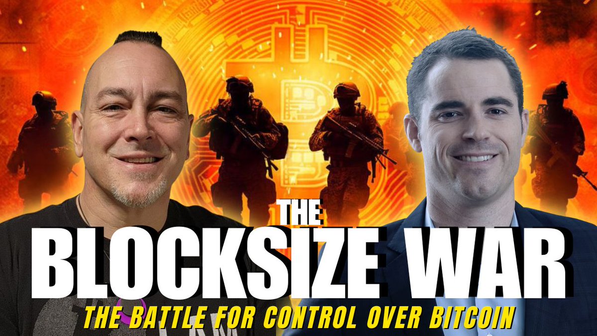 RiceTVx's tweet photo. ⚠️The Battle For Control Over #Bitcoin⚠️

On today's #RiceRewind, I'm re-releasing my first interview w #RogerVer @rogerkver. We dived into some #BTC history &amp; talked about the #BlocksizeWar that resulted in a #HardFork that created #BitcoinCash!
⬇️⬇️⬇️
https://t.co/N0aZtbKE9k https://t.co/TcEMFE7vzp