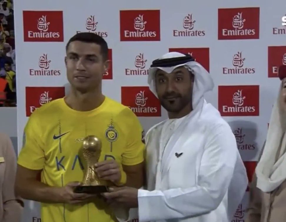 Troll Football on X: Arab's gave Ronaldo a mini World Cup to make