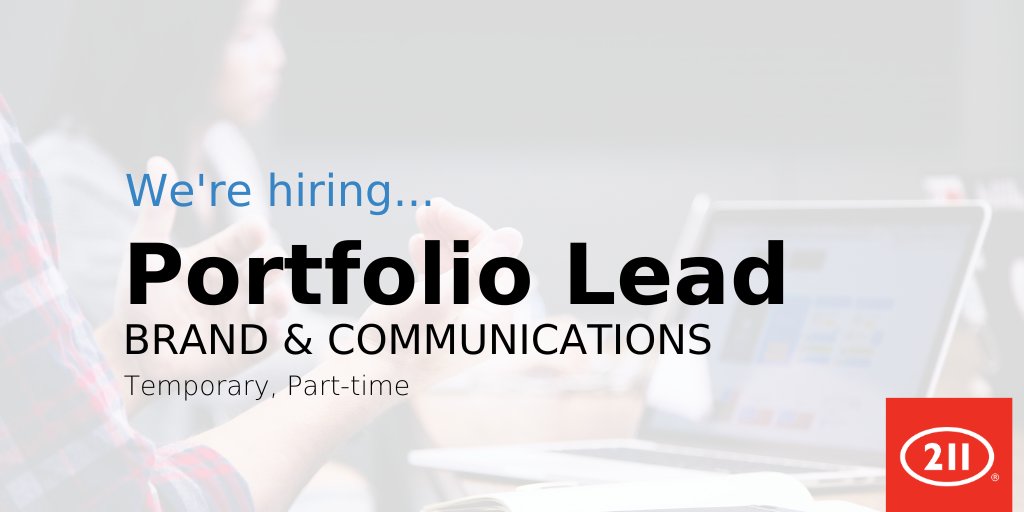 211Alberta's tweet image. Interested in using your marketing and communications expertise to help connect Albertans to resources, services and supports province-wide via 211 Alberta?

Apply for the Brand and Communications 211 AB Portfolio Lead: recruiting.ultipro.ca/UNI5003UWAC/Jo…

#job #yegjobs #Edmonton #yeg