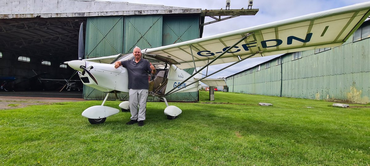 Congratulations to Vaughan Evans who completed his first qualifying cross country flight today <a href="/WHGA/">Wolverhampton Halfpenny Green Airport</a> to Shobdon, well done Vaughan great flying  👏👏👏 👍