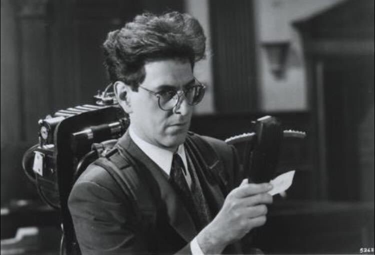 These readings are off the charts…I’ll have to make new charts 📶👻

Publicity photo of Harold Ramis as Dr. Egon Spengler in Ghostbusters 2 (1989)

#ghostbusters #ghostbusters2 #GhostbustersAfterlife #slimer #egonspengler #HaroldRamis #spirit #staypuft #IvanReitman #MovieNews