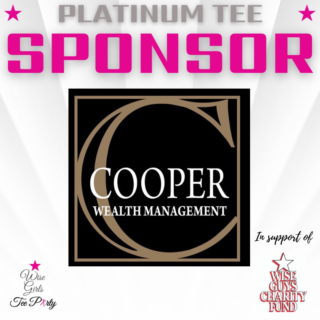 We’d like to recognize another wonderful Platinum Tee sponsor Cooper Wealth Management! Thank you for your support! <a href="/WGWiseGirls/">Wise Girls Committee</a> <a href="/WiseGuysCmtee/">Wise Guys Committee</a> <a href="/WiseGuysCharity/">Wise Guys Charity Fund</a>