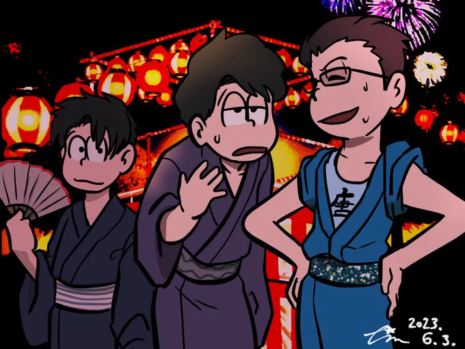 前に描いた伝奇のやつ 