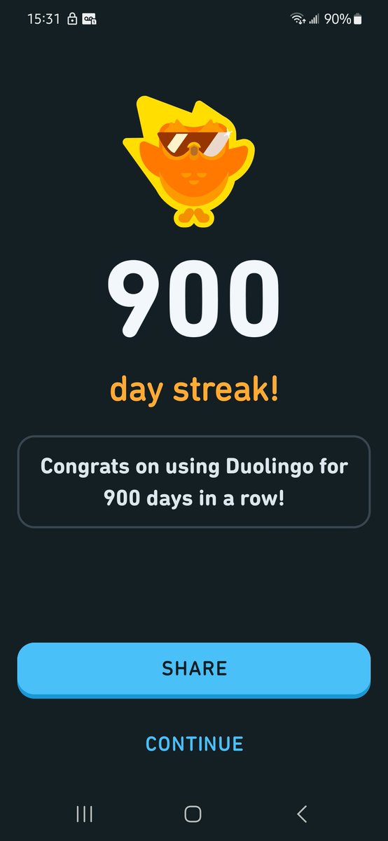 Let's goooo! I'm having a great time on <a href="/duolingo/">Duolingo</a> .