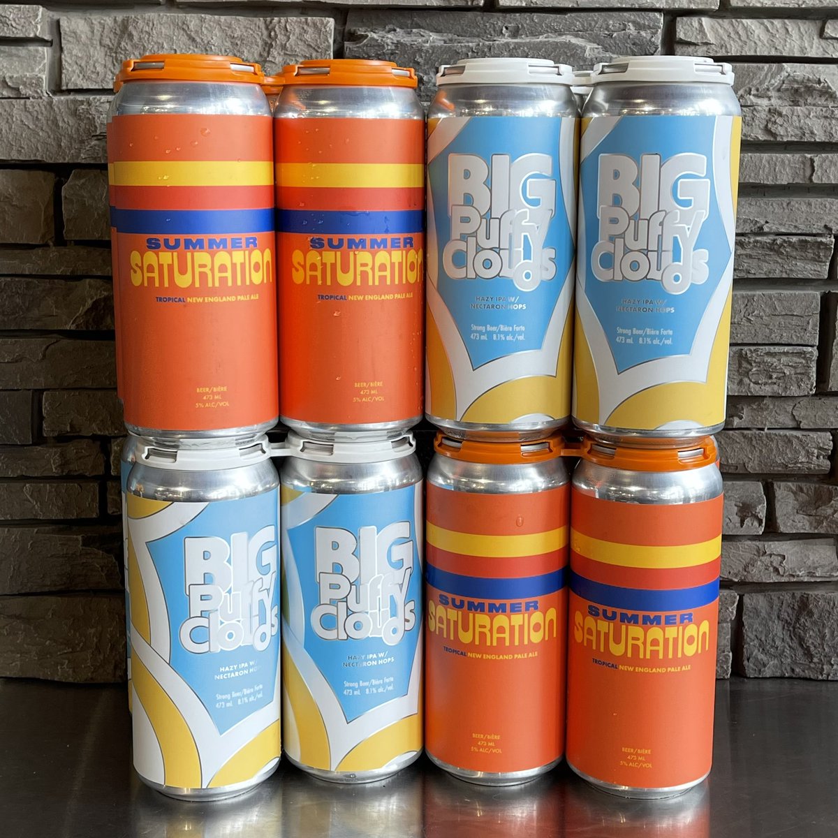 LPSpirits's tweet image. Thanks for the drop @CabinBrewing!
#BigBuffyClouds #HazyIPA with #Nectaron #Hops - #ABV 8.1%.
#SummerSaturation #Tropical #NEPA - ABV 5.0%.
#Cheers
#CraftBeer 
#AlbertaCraftBeer
#yycCraftBeer