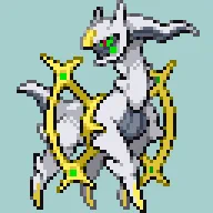 #pixelart #ドット絵  アルセウス。 タイプ違いのは割愛。