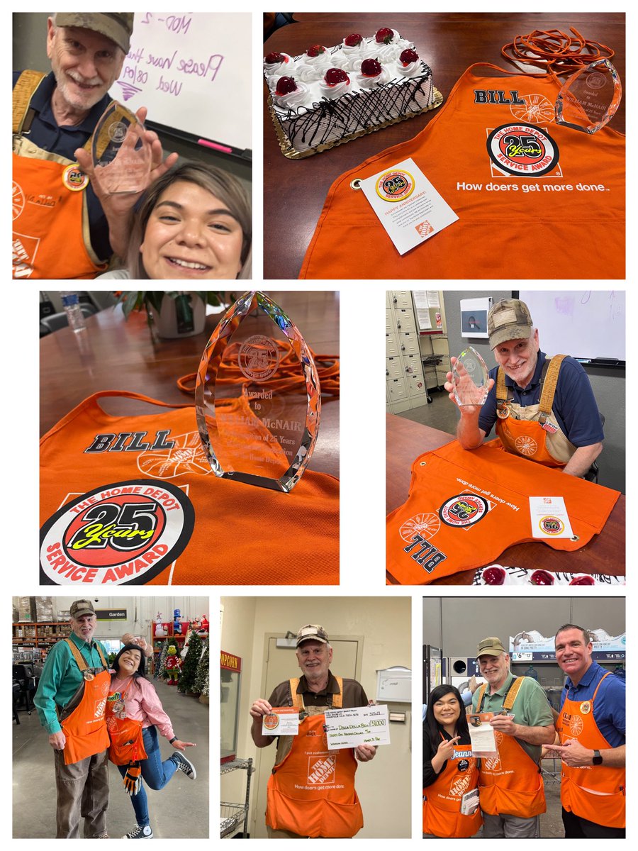 Jeannette Flores (@_jeannettef) on Twitter photo Congratulations to Dolla Dolla Bill on 25 years of service!! Bill is our Veteran Millworks specialist ! 🎉🎊🙌🏼👏🏻
Fun fact : Bill started with the Home Depot 7 days after I was born in 1998🤭 <a href="/0529Homedepot/">Home Depot 0529</a> <a href="/Nickb504/">Nick Brady</a> Congratulations to Dolla Dolla Bill on 25 years of service!! Bill is our Veteran Millworks specialist ! 🎉🎊🙌🏼👏🏻
Fun fact : Bill started with the Home Depot 7 days after I was born in 1998🤭 <a href="/0529Homedepot/">Home Depot 0529</a> <a href="/Nickb504/">Nick Brady</a>