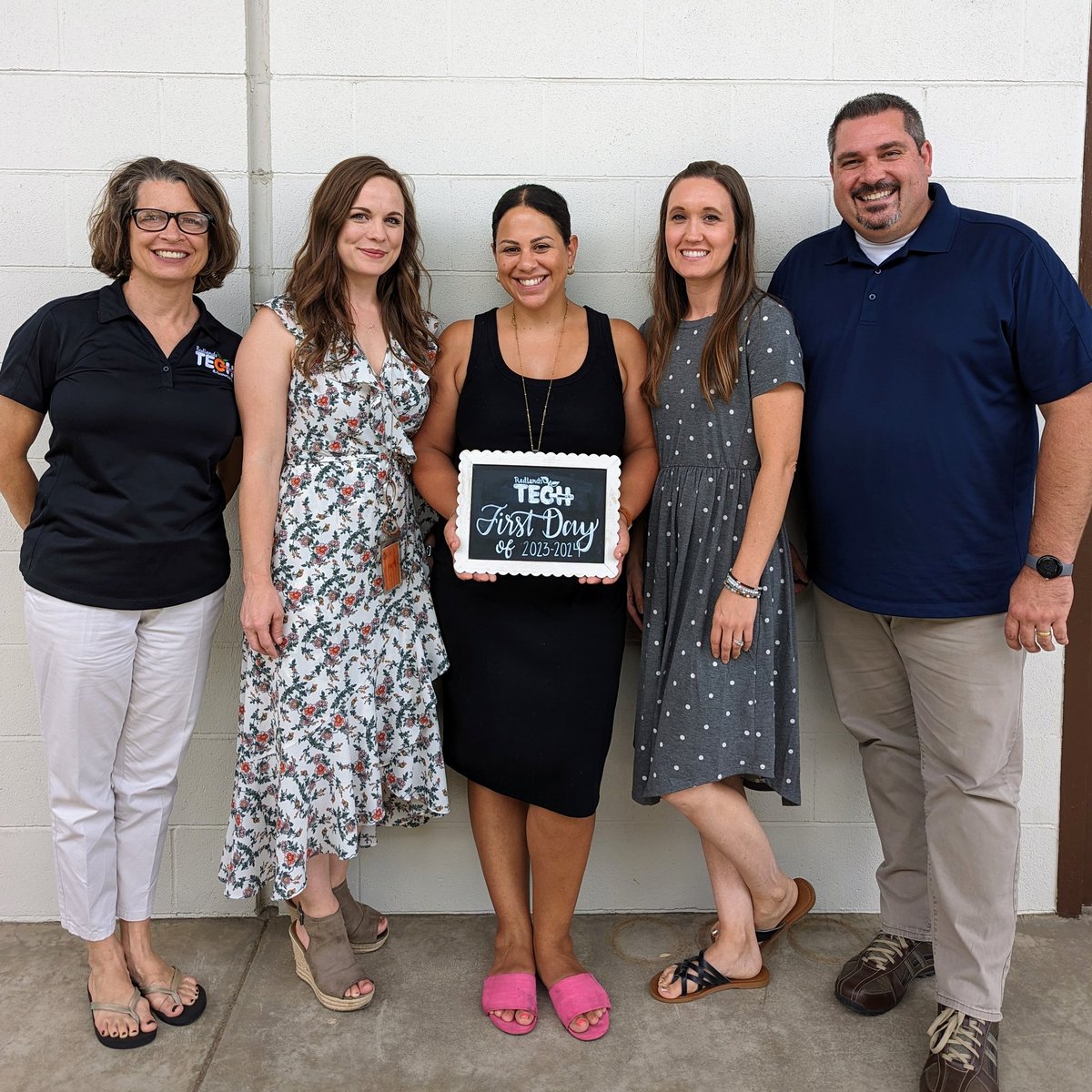 First Day of School pic from our #RedlandsINTech team!

Here we go 2023-24! #ThisIsRUSD

<a href="/RedlandsUSD/">Redlands USD</a> @RUSD_Instr_Tech