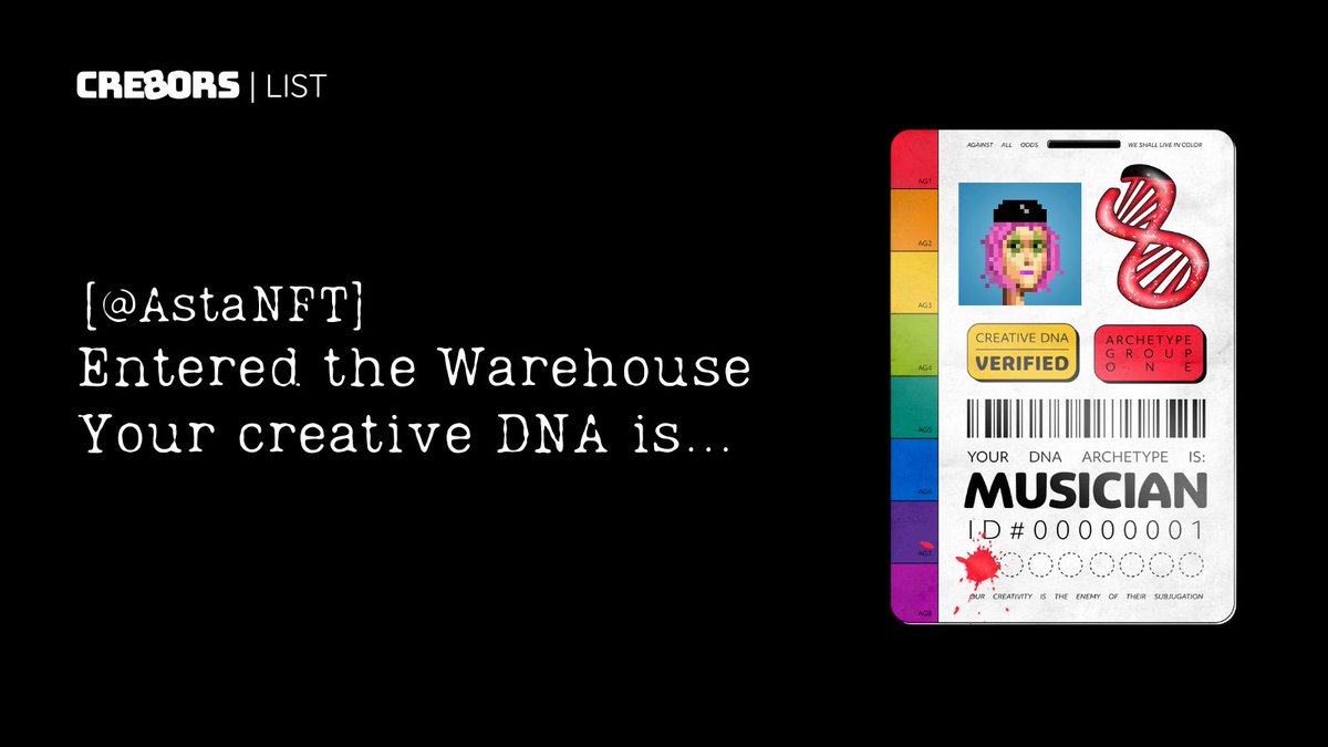 Welcome <a href="/AstaNFT/">asta</a> 
 
Your application for <a href="/cre8orsNFT/">Cre8ors</a> has been accepted.