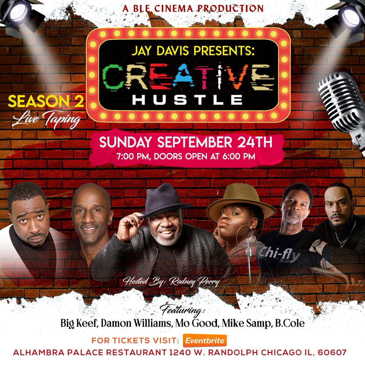 JayDavistp's tweet photo. @MaggMyleMink Creative Hustle Season 2 LIVE Taping.  Come on out if you're free.  https://t.co/ziNEN3XGPA https://t.co/NTSll80GWU