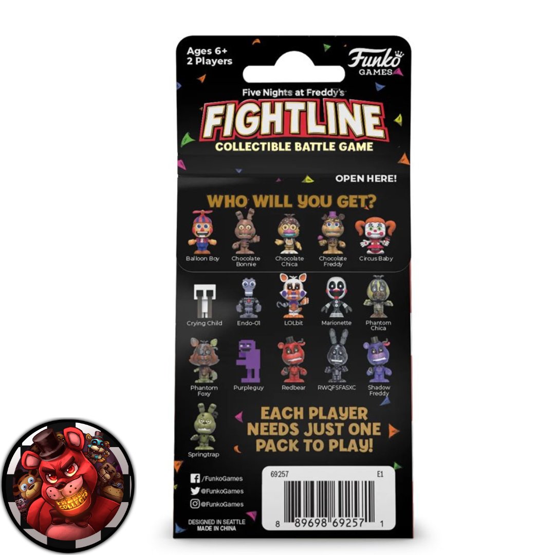 FazBearCollects's tweet photo. 🐻🍕NEW FUNKO FIGHTLINE COLLECTIBLE GAME COMING SOON!!!🍕🐻

#fnaf    #funko #fivenightsatfreddys    #scottcawthon #funkogames #fnafnews #fnafmerch #fightline https://t.co/0JdCLRMwZ8