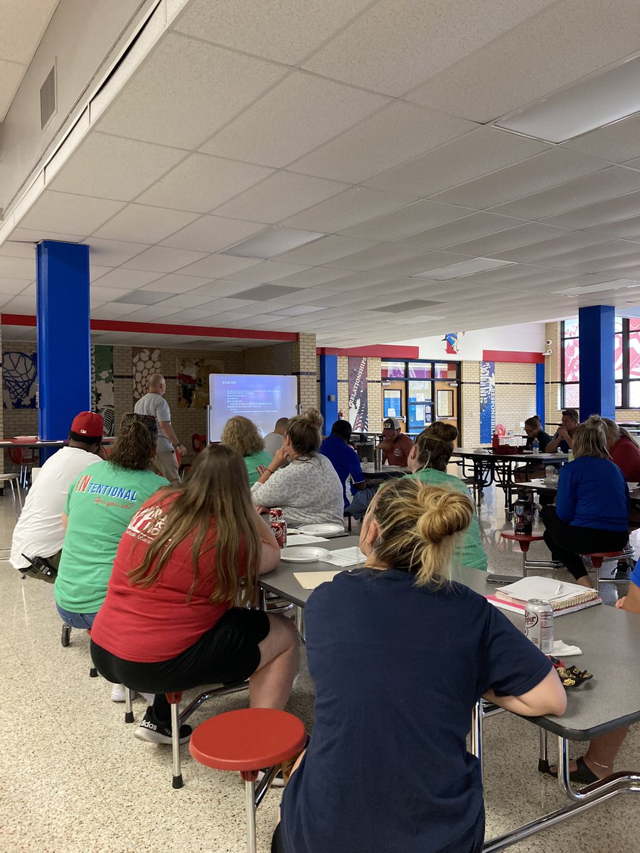 ictsouthhigh's tweet photo. AD Mr. Martin preparing our coaches for a great 2023-2024 school year. #WPSPROUD #INtentional https://t.co/ROQcsrZVL3
