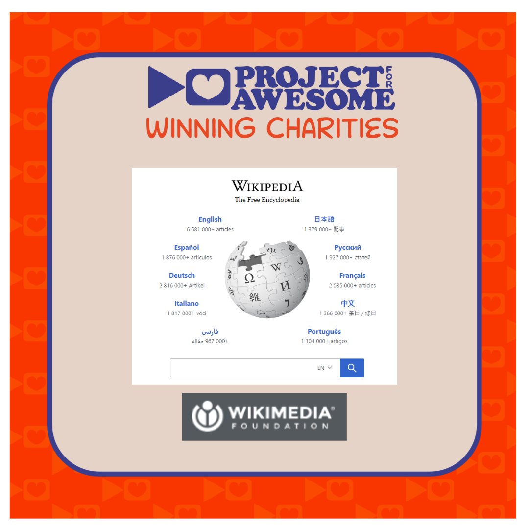 proj4awesome's tweet image. Our final grant recipient from #P4A2023 is @Wikimedia. The Wikimedia Foundation hosts Wikipedia &amp;amp; provides the essential infrastructure for free knowledge. Collecting &amp;amp; sharing knowledge is a deeply human endeavor &amp;amp; it&apos;s more important than ever that knowledge is feely available!