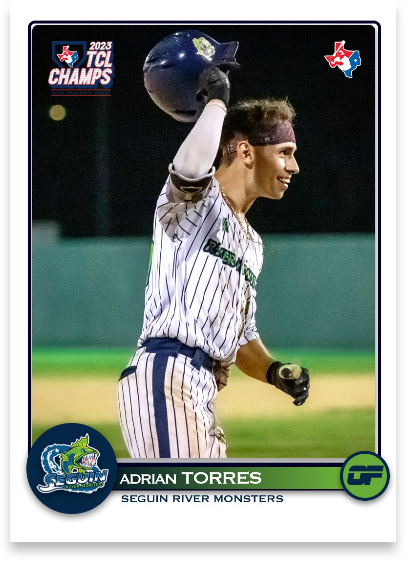 The LEGEND <a href="/Gueroo_5/">Guero ⚾️</a>'s OFFICIAL Championship Series River Monster Baseball Card is now available. Keep checking our page for more drops. seguinrivermonsters.com/product-page/o…