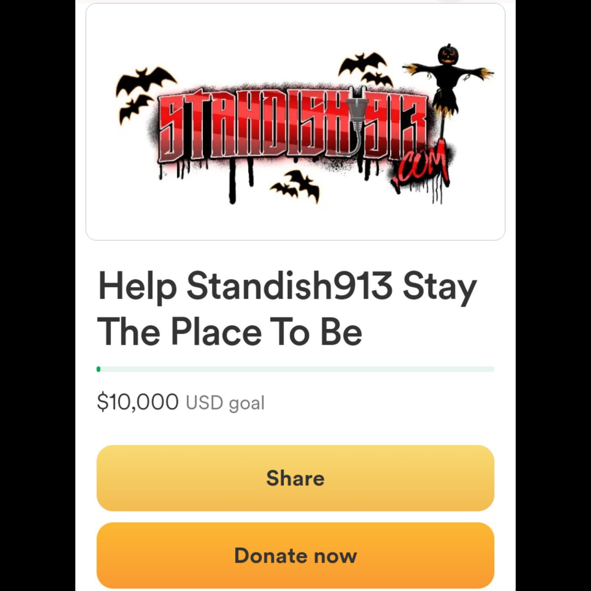 Standish913's tweet photo. I could use your #help reaching my #fundraising goal. Every single #share and #donation makes a #difference! https://t.co/EYyA44S5T7 #GoFundMe #gofundmecampaign #gofundmedonations https://t.co/GtlflPf2Yb