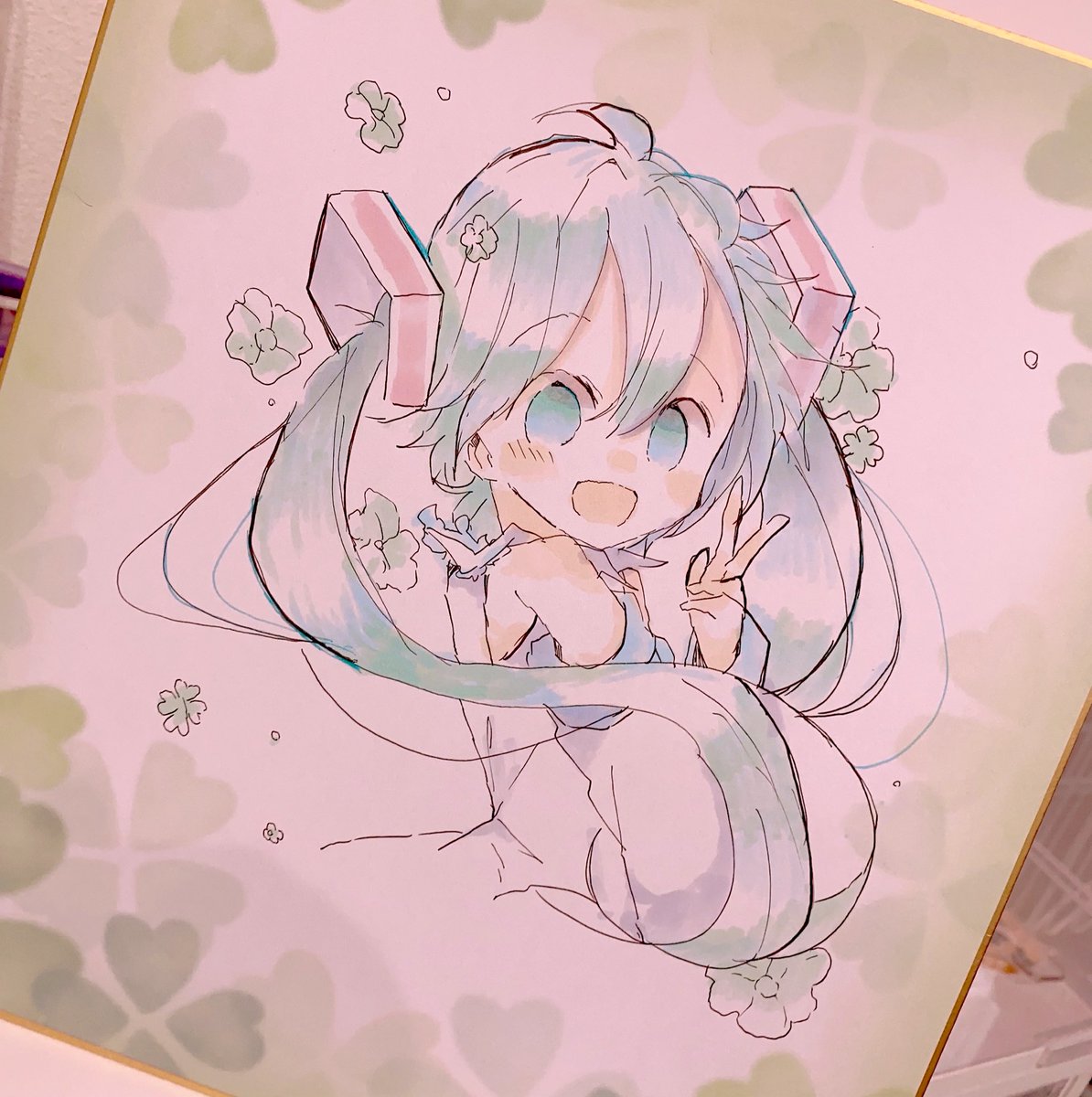初音ミク 「朝活」|sakiのイラスト