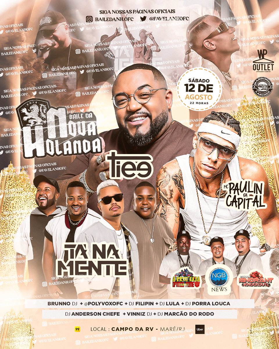 Polyvox_Dj's tweet photo. LEMBRANDO QUE SÁBADO E TUDO PELO MELHOR BAILE DO RJ 🔥🇳🇱 https://t.co/s5zokL0ZY9