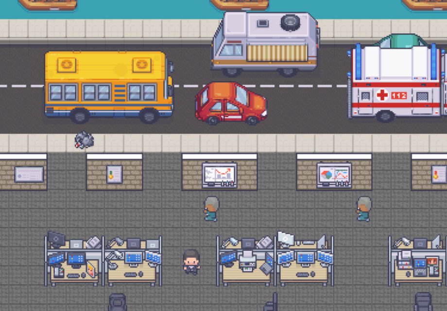 Finished this game finally for <a href="/weeksaucegames/">Week Sauce</a>  #gamejam lol! Premise: It's the end of the day, avoid the obstacles at work so you can go home! 😂 Inspired by Frogger and the Week Sauce theme "TRAPPED." Art by <a href="/lime_px/">LimeZu</a>! #gamedev #indiedev #indiegamedev melkypop.itch.io/end-of-day