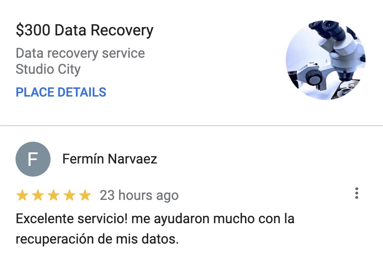 300DataRecovery's tweet image. ¡Celebrando a otro cliente satisfecho! 🎉 Pudimos asistir a Fermín con la recuperación de datos. ¡Misión de rescate de datos cumplida! 🏅 #RecuperaciónDeDatos #ExperienciaDelCliente #HistoriaDeÉxito 🙌  buff.ly/45h8kQW