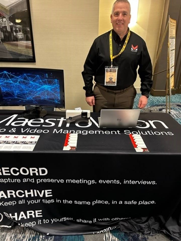 MaestroVisionMV's tweet image. Thank you for visiting us at IHIA 2023! 
(International Homicide Investigators Association)
29th Annual Symposium in Oklahoma City!
If you were unable to attend, we hope to see you next year!
#ihia #homicideinvestigators #interviewrecording