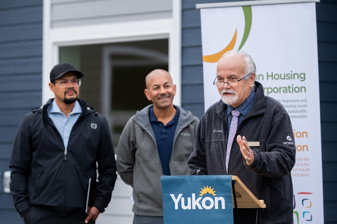 yukongov's tweet photo. Mayo and Carmacks accessible duplexes will become homes to two families in each community. #socialhousing #yukongov #Mayo #Carmacks

Read more: https://t.co/AWwP2yNuaA https://t.co/sJbH8IVE4F