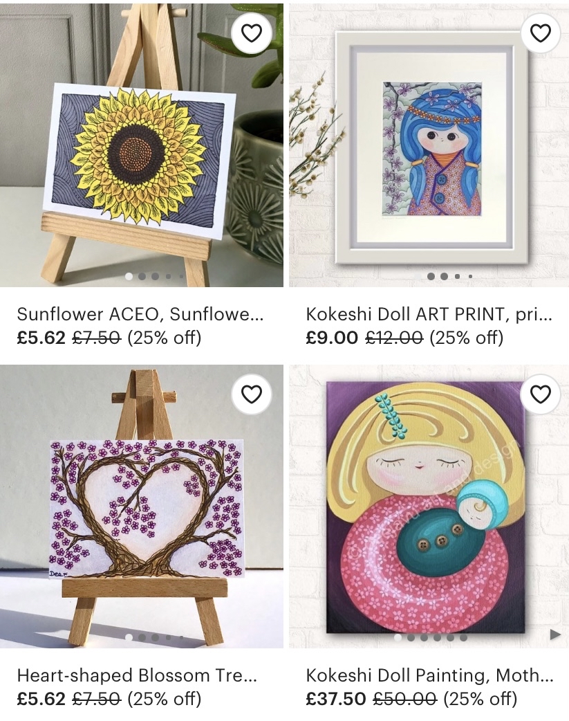 Summer #SALE now on in my #etsy shop deejavuart.etsy.com 😁

⭐️ 25% off a range of original #art and prints ⭐️

#originalart #giftideas #deejavuart #womaninbizhour #yourbizhour #HandmadeHour #MakersHour #CraftBizParty #shopindie #smallbiz