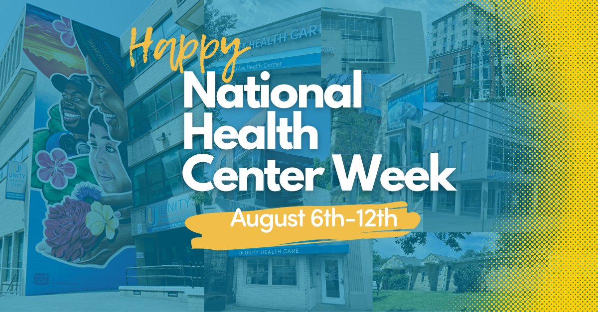 UnityHealthCare's tweet photo. Celebrate #NationalHealthCenterWeek with us at Unity Health Care, the heartbeat of community wellness in DC! From Anacostia to Columbia Heights, our 9 health centers are here for YOU. Let's shine a light on their incredible impact. #UnityHealthCare #CommunityHealth https://t.co/YjKamBjx0z
