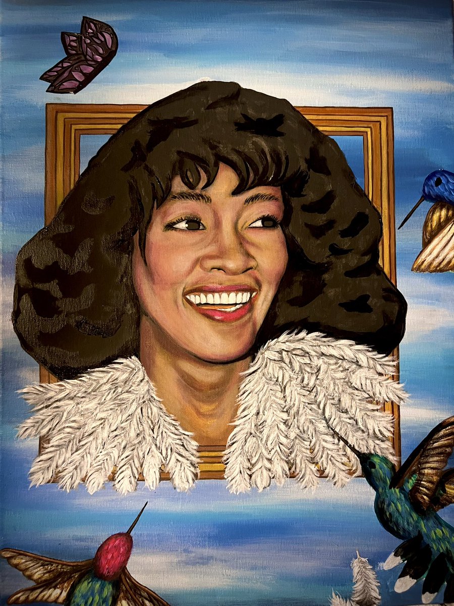 blacknhue's tweet photo. Happy birthday to the one and only #WhitneyHouston #thevoice #whitneyhoustontribute #acrylicpainting #atlantaartist #blackart https://t.co/fQ3d4ka9CA