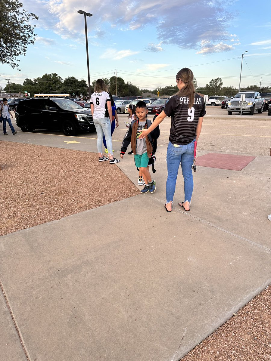 Permian Volleyball (@mojovolleyball) on Twitter photo The Permian Volleyball girls were up bright & early welcoming the kids at LBJ, Barbara Jordan, and Gonzalez. We hope all these kiddos had a great 1st day of school!! They were dressed to impress and conquer the world! #ecisd1stday <a href="/ECISDAthletics/">EctorCountyISDAthletics</a> <a href="/Permian_GoMOJO/">Permian High School</a> <a href="/PermianSports/">Odessa Permian Sports</a> The Permian Volleyball girls were up bright & early welcoming the kids at LBJ, Barbara Jordan, and Gonzalez. We hope all these kiddos had a great 1st day of school!! They were dressed to impress and conquer the world! #ecisd1stday <a href="/ECISDAthletics/">EctorCountyISDAthletics</a> <a href="/Permian_GoMOJO/">Permian High School</a> <a href="/PermianSports/">Odessa Permian Sports</a>