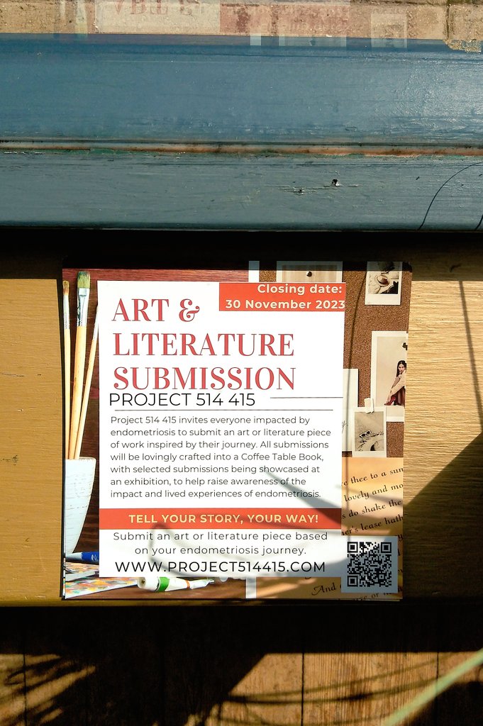 _clareellen's tweet photo. Advertising Project 514 415 continues...

#artistopencall

#artistsontwitter

#ArtisticofSociety

#endometriosis

#Awareness https://t.co/YppCxWd9QI