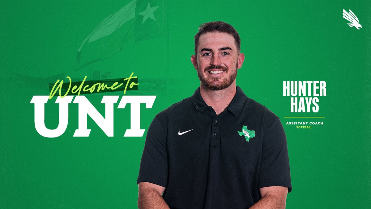 Welcome to Denton, @hunter_hays27‼️ 📰 northtex.as/3qpPYys #TakeFlightUNT🟢🦅 x #GMG