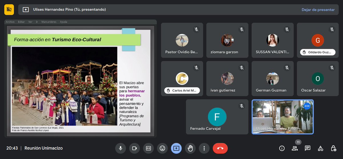 Es importante que la propuesta de educaciónsuperior de #Unimacizo consideré la forma-acción en torno al turismo #Ecocultural
