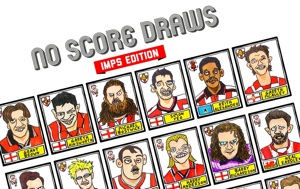 CheapPanini's tweet photo. 🔴LINCOLN CITY

✍️POORLY DRAWN

👨‍🎨BY IDIOTS

We're finished. 36 wonky Imps icons, legends and cult heroes, on prints and mug sets and that. It's not gone well. Thanks for putting up with us x

RTs appreciated! x
🛒https://t.co/TDCXpx7OgI https://t.co/6CAX5QvFJM