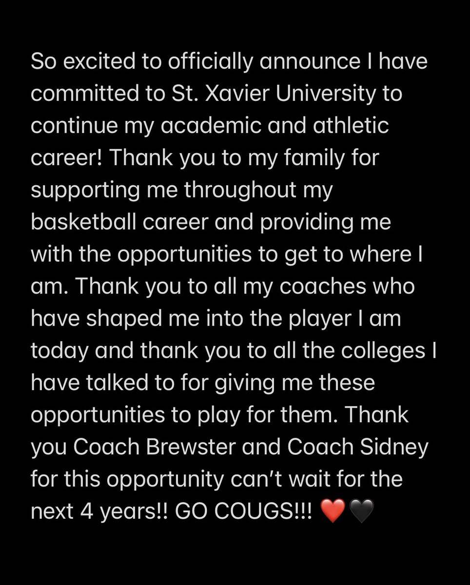 makaylakelly31's tweet photo. GO COUGS!!❤️🖤 @SxuWbb @CoachBrewU  @illinoisdreambb @LWEGirlsBball https://t.co/hwCjav15y7