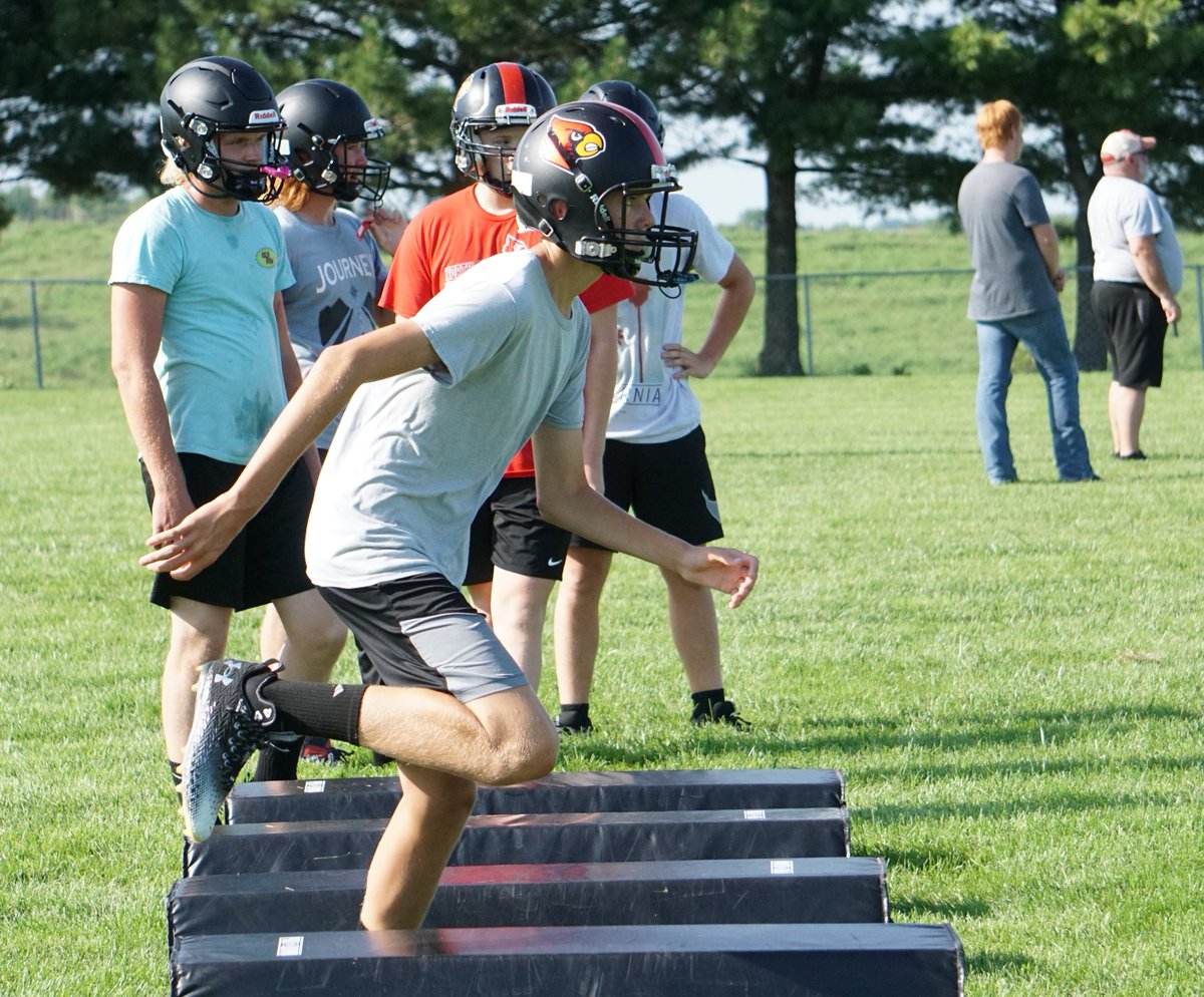 TommyMWSU's tweet image. Post Preview: @NaCardinal looks to defend its @MO8ManFootball title with new, but familiar leaders.

Dustin Williams takes over as head coach, while many players look to step into bigger roles after playing behind 10 seniors in 2022.

Story:
stjosephpost.com/posts/3d7e8613…