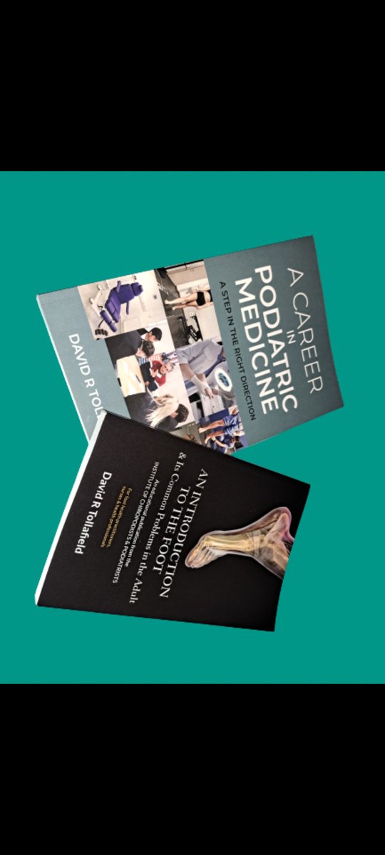 I love these books by David Tollafield. I will be recommending both at one of the many outreach events organised by @lucklepper, and to fellow Podiatry students at PodSoc.
