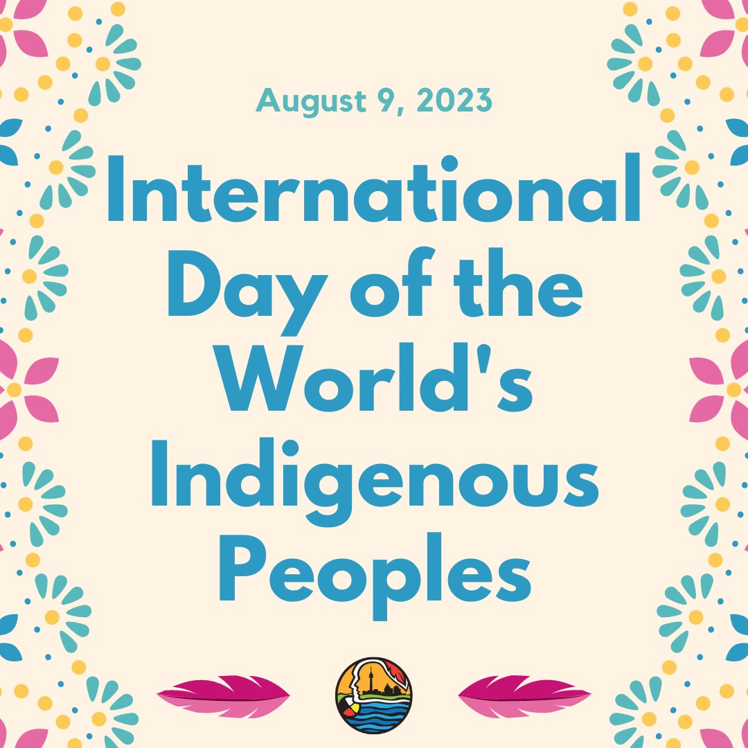 August 9th marks International Day of the World's Indigenous Peoples! Today is a day to celebrate, honour and learn about the many vibrant Indigenous cultures throughout the world! Happy International Day of the World's Indigenous Peoples!