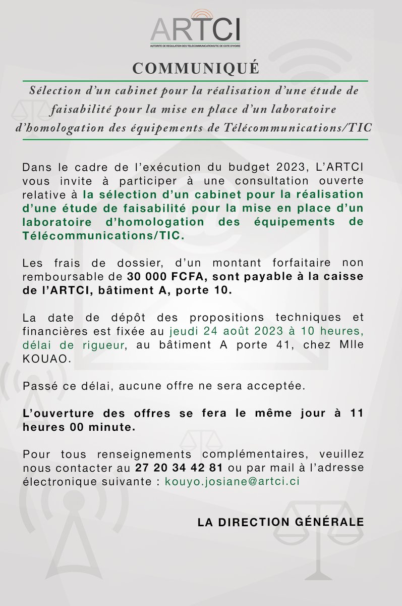 ARTCI tweet media