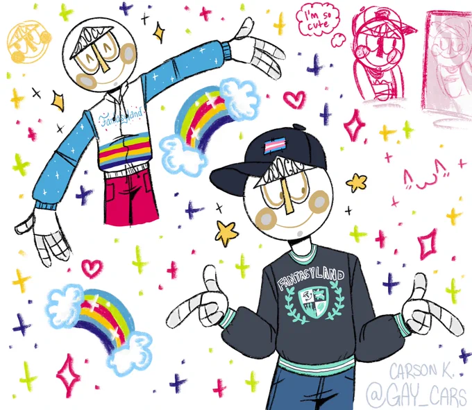 clockboy in those shirts I shared ^_^