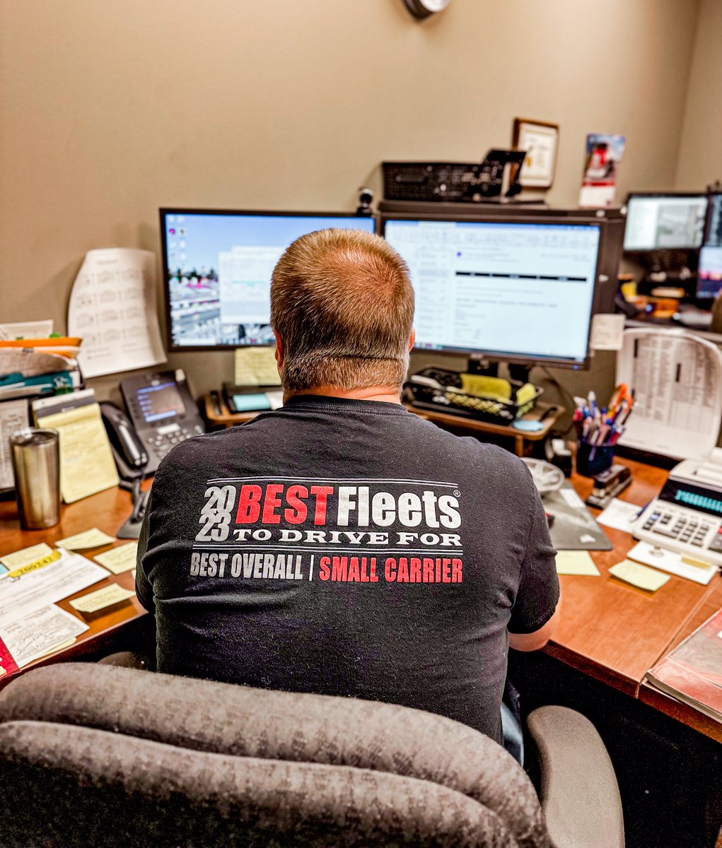 ChiefCarriers's tweet photo. From our shirts to banners in the shop to the physical award itself and to the unseen yet ever-so-present weight this honor holds; we are proud of this tremendous accomplishment and for the opportunity to be in the @BestFleets2DriveFor ranks!
#LeadLikeChief #BestFleets https://t.co/m3wUi207c0