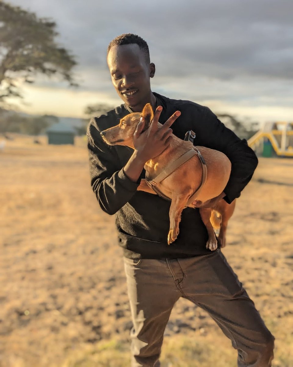 dollaplug's tweet image. Sharing a sunny moment wit Rex the cheerful one. #dog #doglover