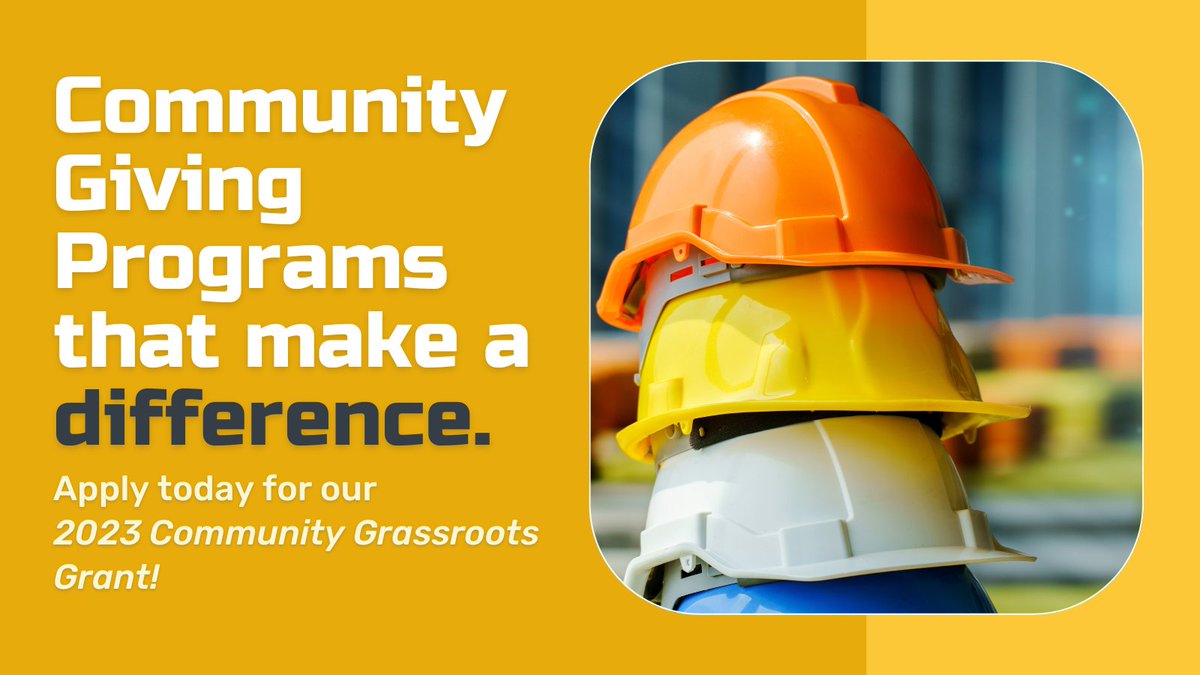 Just a couple more days left to apply for our Community Grassroots Program. 

This funding will go towards initiatives that support local community-based programs or facilities.

Deadline: Friday!
More information: tradesnl.com/community-givi…