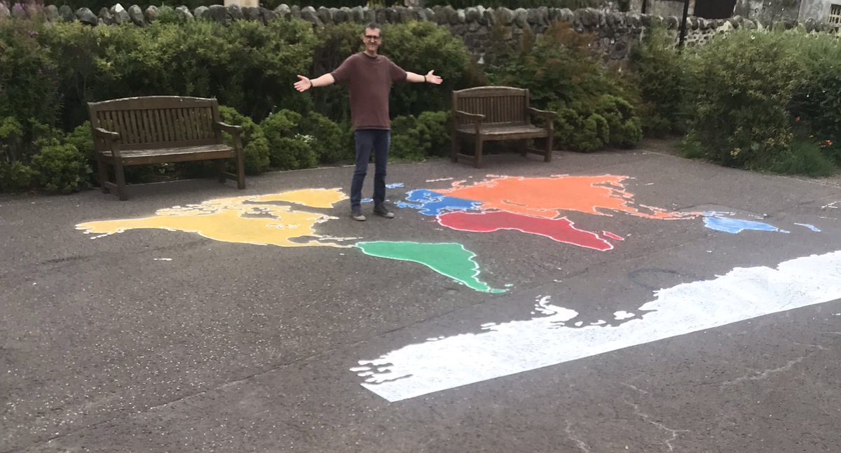 Dollar_Geog's tweet photo. A fabulous @RoyalScotGeoSoc #playgroundmap installed @Dollar_Academy over the summer 🗺
Expect to see it incorporated into a #geographyteacher lesson soon 👍 https://t.co/mAPgp6Nnop
